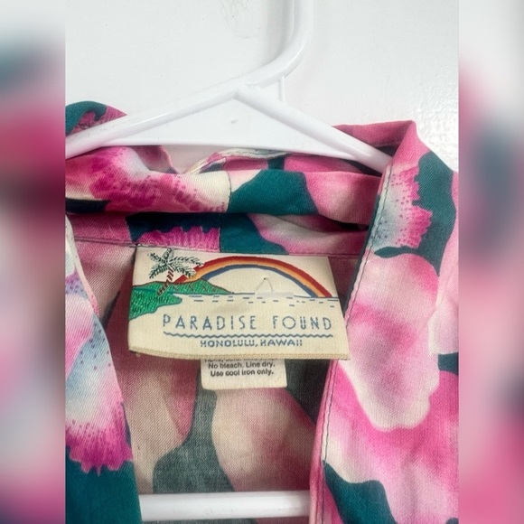 Paradise Found Hawaiian Floral Robe Size L - Picture 2 of 4